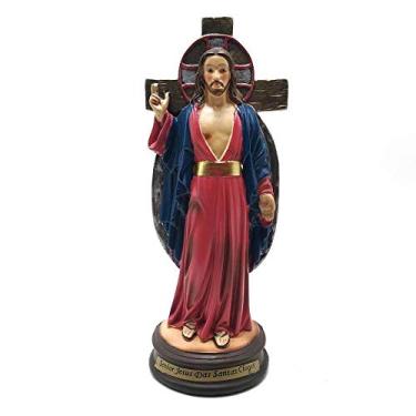 Imagem de Imagem Santas Chagas de Jesus Resina Tradicional 21 cm