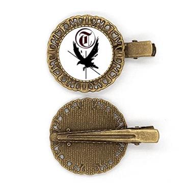 Imagem de Grampo de cabelo Ravens Birds Flying Animals Broche
