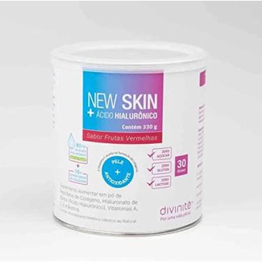 Imagem de New skin e ácido hialuronico 330 gramas Frutas vermelhas Divinite
