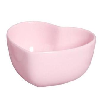 Imagem de Bowl Travessa Tigela Coração Rosa 300 Ml - Mimos Cozinha