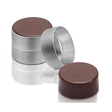 Imagem de Forminha Pão de Mel Redondo nº 3 Fundo Fixo em Alumínio Fest Formas 12 peças