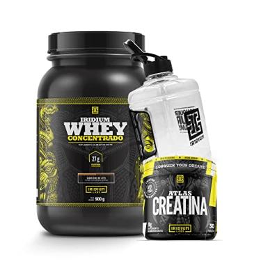 Imagem de Kit Whey Protein Concentrado + Creatina 90g + Galão 1,5L- Iridium Labs Sabor:Doce de Leite