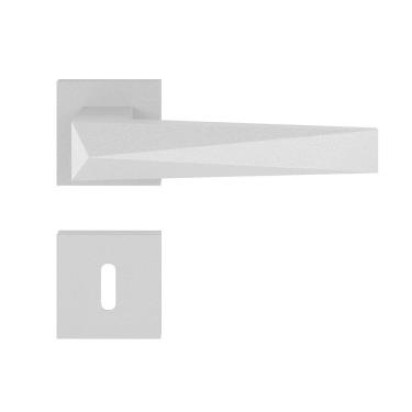 Imagem de Fechadura Zamac Ascot Roseta Quadrada 55mm Externa Pado