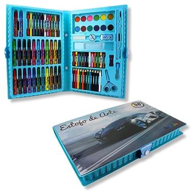 Imagem de Material Escolar Maleta Pintura Estojo Infantil 98 Peças