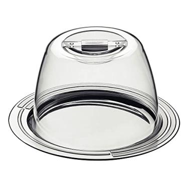 Imagem de Porta Queijo com 2 Peças, Prata, 20 cm, Tramontina