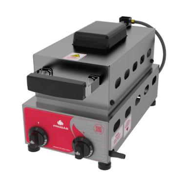 Imagem de Máquina de Crepe Suíço 6 Cavidades Progás a Gás PRK-60 G STYLE