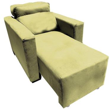 Imagem de Poltrona Do Papai E Mamae Retratil e Reclinavel Florença Amarelo