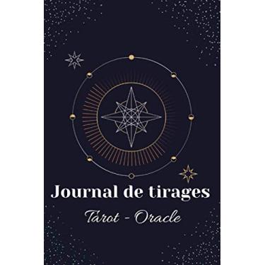 Imagem de Journal de Tirages: Tarot & Oracle - Fiches pré-remplies à compléter - 1 double page par tirage - 100 Pages - Super idée Cadeau