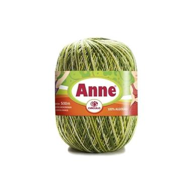 Imagem de Linha De Crochê E Tricô - Anne 500 - Cores Mesclas - 500 Metros - 100% Algodão - Círculo