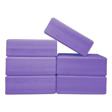 Imagem de Kit Estúdio Atacado 6x Bloco de Yoga Pilates Fisioterapia RPG - EVA Alta Densidade 500g