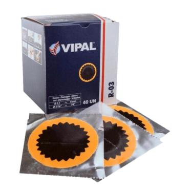 Imagem de Remendo A Frio R-03 60mm - Caixa Com 40 Peças - Vipal