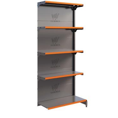 Imagem de Gôndola Fit 40 Parede 1 Continuação 2,02m Comercial Farmácia Loja - Amapá