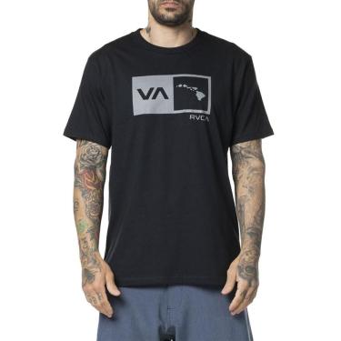 Imagem de Camiseta RVCA Island Balance Box WT24 Masculina Preto