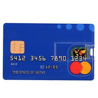 Imagem de Disco U em forma de cartão, pen drive USB, cartão de crédito, ideal para garantir que você possa levar seus dados com você aonde quer que você vá