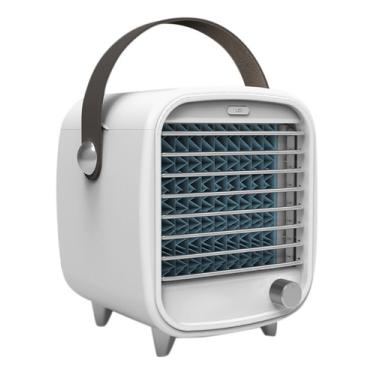 Imagem de Ventilador Condicionador D Para Desktop De Escritório Cool F Conditioner Fan For Office Desktop Cool Fan Build in Ice Tray Water Tank