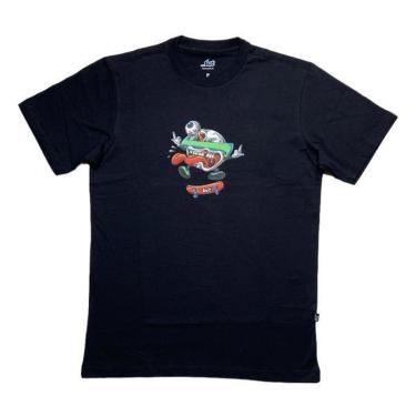 Imagem de Camiseta Lost 22412842 Saturn Destroy - Preto-Masculino