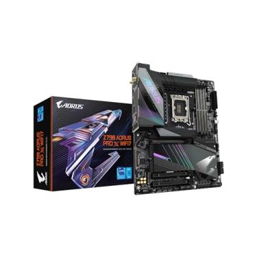 Imagem de GIGABYTE Placa-mãe Z790 AORUS PRO X WIFI7 LGA 1700 Intel Z790 X ATX com DDR5, 5* M.2, PCIe 5.0, USB 3.2 Type-C, Wi-Fi 7, 5GbE LAN, Q-Flash Plus, EZ-Latch Plus