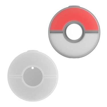 Imagem de Capa para Pokémon GO Plus + 2023, capa protetora rígida de transporte com alça de mão, capa protetora transparente compatível com Pokemon GO Plus + (D sem alça)