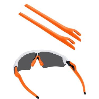 Imagem de BLAZERBUCK Meias auriculares de substituição para óculos de sol Oakley Radar EV Path/Pitch - Laranja