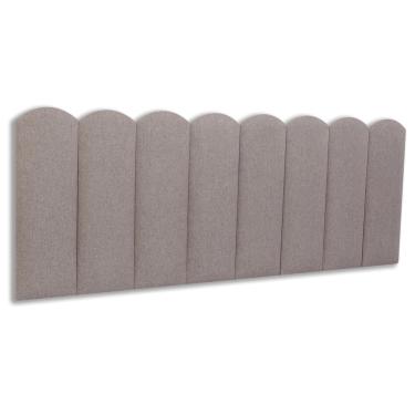 Imagem de Cabeceira Queen Estofada  Kit 8 Placas  Nuvem - Linho Castor