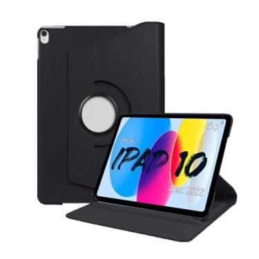 Imagem de CAPA CASE PARA IPAD 10ª GERAÇÃO DE 10.9" POL. (A2696, A2757, A2777) ANO 2022 - ALAMO (PRETO)