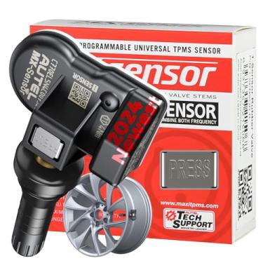 Imagem de Autel MX-Sensor 2 em 1 (315 MHz + 433 MHz) Sistema de monitoramento de pressão de pneu com sensor programável TPMS 100% clonável (válvulas de borracha)