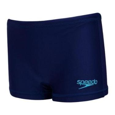 Imagem de Sunga Infantil Masculina Speedo Boxer Solid Marinho - 019563-Masculino