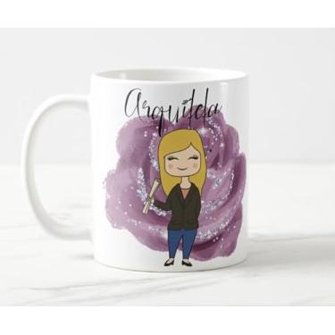 Imagem de Caneca Profissão Feminina Arquiteta Arquitetura Com Frase