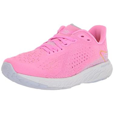Imagem de New Balance Sapato de corrida feminino Fresh Foam X Tempo V2, Rosa/branco, 5.5 Wide