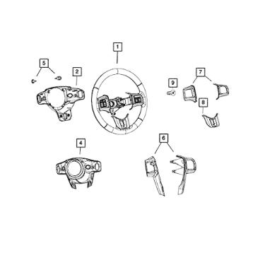 Imagem de Mopar, cabeça de flange hexagonal de parafuso, 6505656AA