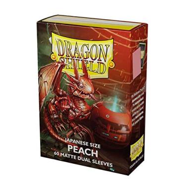 Imagem de Peach - Matte Dual Sleeves - Japanese Size | 60 CT - Smooth & Tough Premium TCG Sleeves - Compatible with Yu-Gi-Oh, Naruto, Cardfight & Vanguard |