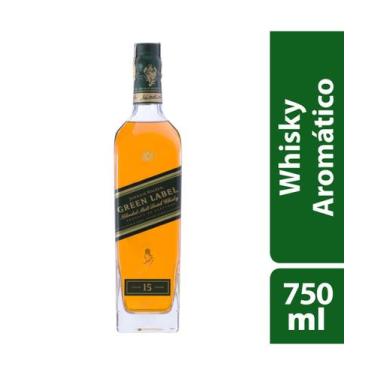 Imagem de Whisky Escocês Blended Johnnie Walker Green Label Garrafa 750ml