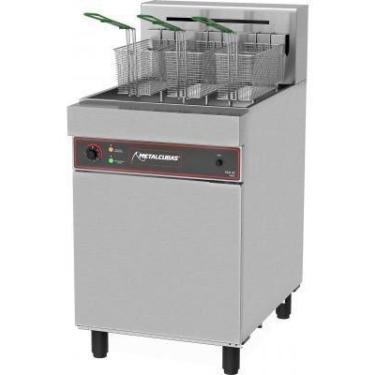 Imagem de Fritador Água Óleo 3 Cubas Metalcubas Fao3c 220V T 44L, 220V Trifásico