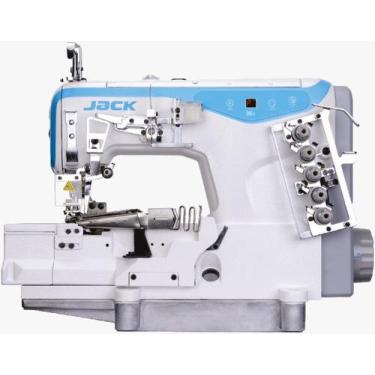 Imagem de Galoneira Plana Fechada Direct Drive 3 Agulhas Jack JK-W4, 220V