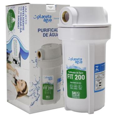 Imagem de Filtro de Água Fit 200 7" Rosca 1/2 Com Elemento Filtrante - Planeta Á