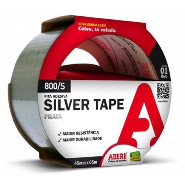 Imagem de Fita silver tape prata 45x05 manutenção geral 800s  - ADERE