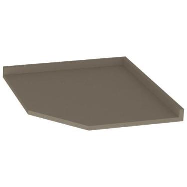 Imagem de Tampo p/ Balcão Cozinha Gabinete Canto Oblíquo 78x78cm Duna - Henn