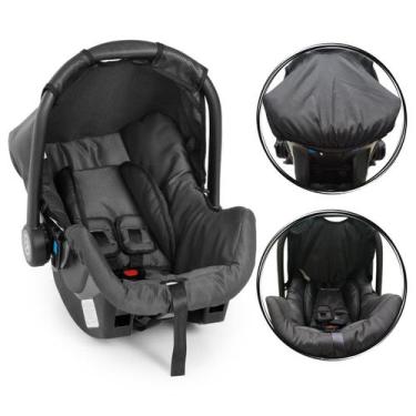 Imagem de Bebê Conforto Cadeirinha Infaltil Grid Preto Galzerano, Preto