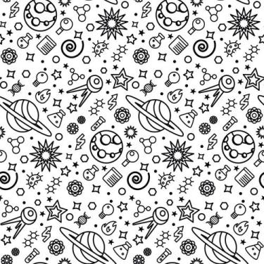 Imagem de Papel De Parede Adesivo Planetas Astronomia Universo Quarto 2.5m - DEL