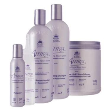 Imagem de Kit Affirm Relaxer System Completo 6 itens Avlon