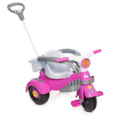 Imagem de Carrinho Motoca Velocita Classic Calesita Passeio e Pedal Infantil, Ro