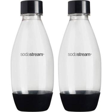 Imagem de Conjunto de 2 Garrafas Plásticas 500ml SodaStream Preta