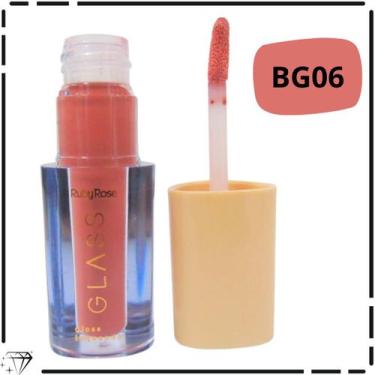 Imagem de Gloss Laqueado Linha Glass Ruby Rose 6 Opções De Cores, BG06