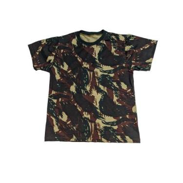 Imagem de camiseta camuflada adulto joven - Lenodi, Verde musgu, P