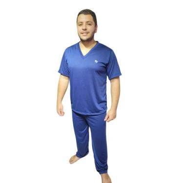 Imagem de Pijama Masculino de Inverno Manga Curta e Calça De Dormir - PIJAMAS VI