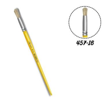 Imagem de Pincel Condor 457-16 Redondo Pelo Natural Cabo Longo