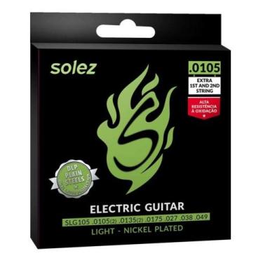 Imagem de Enconrdoamento Guitarra Solez 0105 2 Cordas Extras Slg105