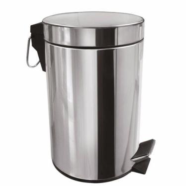 Imagem de Lixeira em aço inox 3 litros - niazitex, inox