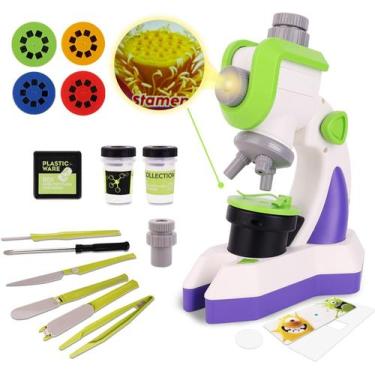 Imagem de Microscopio 100x 400x 1200X Infantil Para iniciantes - 2306 - Stem