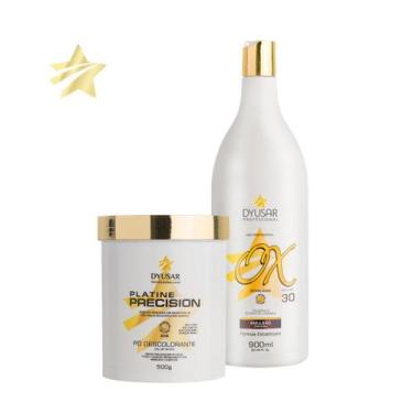 Imagem de Kit Descoloração Profissional Pó Descolorante e Ox 40 Dyusar - DYUSAR 
